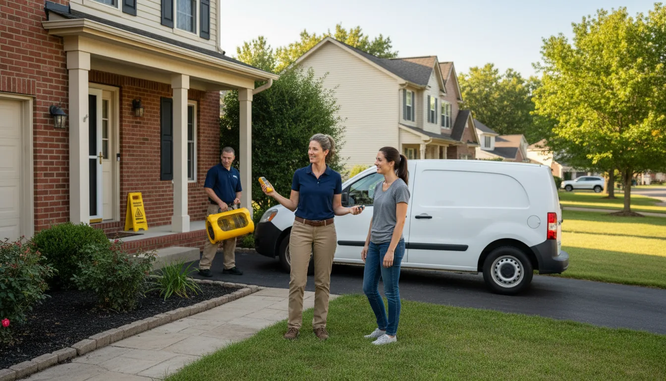 Water restoration image for Home Water Damage Repair in Quantico, VA